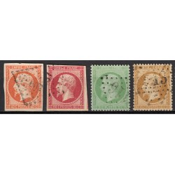 France 1849/1875 - Superbe collection 35 timbres Napoléon Cérès - TB 1er choix