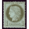 n°50, Cérès 1c vert-olive, neuf ** sans charnière - TB