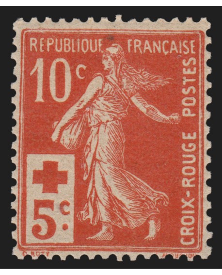 n°147, Semeuse Croix-Rouge 1914, neuf ** sans charnière - TB