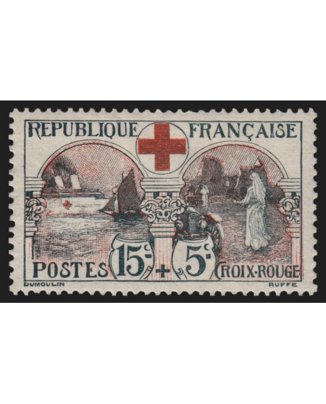 n°156, Croix-Rouge infirmières, neuf * avec charnière - SUPERBE