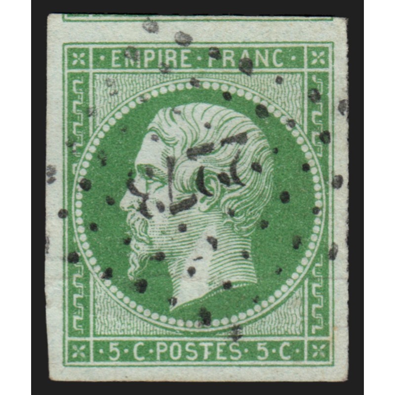 n°12, 5c vert, oblitéré PC 2273 Niort - TTB D'ASPECT n°12, 5c vert, oblitéré PC 2273 Niort - TTB D'ASPECT