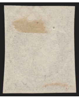 n°3a, Cérès 1849, 20c noir sur blanc, oblitéré grille noire légère - TB