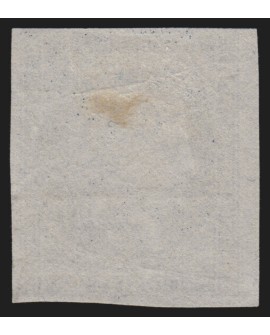 n°4a, Cérès 1850, 25c bleu-foncé, oblitéré grille noire légère - TB