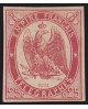 Timbres-Télégraphe n°1, 25c rouge-carmin, neuf * signé CALVES, A.BRUN - TB