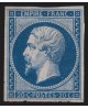 n°14A, Napoléon non-dentelé 20c bleu, Type I, neuf (*) sans gomme - TB