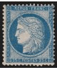 n°60A, Cérès 25c bleu, Type I, neuf * avec trace de charnière - TB