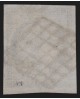 n°4, Cérès 1850, 25c bleu, oblitéré grille noire - TB