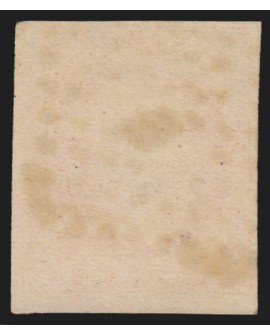 n°17Al, Napoléon non-dentelé 1854, 80c carmin-foncé, oblitéré - TB