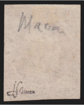 n°17B, 80c rose, oblitéré GC 2152 MACON Saône & Loire, signé JF.BRUN - TB