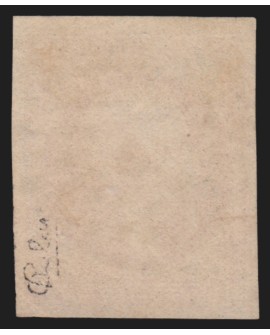 n°17B, Napoléon non-dentelé, 80c rose, oblitéré, signé CALVES - TB