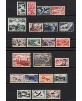 Poste Aérienne 1946/1959 Collection complète n°16/37, neufs ** - TB