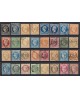France 1849/1890 Collection 54 timbres Cérès, Napoléon, Sage COTE 1030 € - B/TB