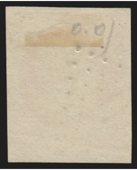 n°16, petit bord de feuille, Napoléon 40c orange, oblitéré - SUPERBE