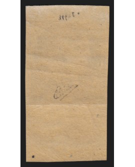n°47, bord de feuille, Cérès Bordeaux, 30c brun, neuf * signé CALVES - B/TB