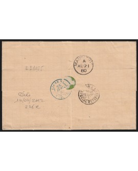 Sage n°89 (x2) + n°92 (x2) lettre pour Port Louis Île Maurice - TB