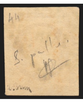 n°17Ac, 80c CARMIN-FONCÉ SUR PAILLE, oblitéré, signé A.BRUN - SUPERBE