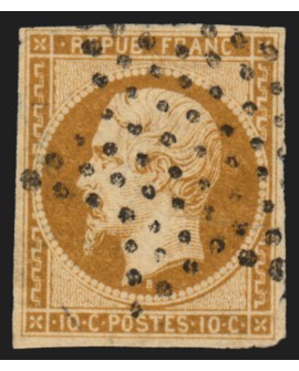 n°9a, Présidence 1852, 10c bistre-brun, oblitéré étoile de Paris - TB D'ASPECT