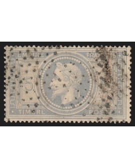 n°33, 5fr gris-violet, oblitéré étoile de Paris, signé CALVES et BRUN - TB