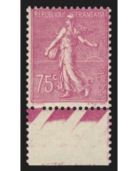 n°202a, Type II, Semeuse 75c lilas-rose, neuf ** sans charnière - Certificat