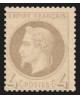 n°27B, Napoléon Lauré 4c gris, Type II, neuf ** sans charnière - TB