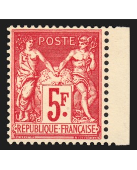n°216, Exposition Paris 1925, Sage 5fr carmin, neuf ** sans charnière - TB