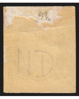 n°1f, Cérès 10c bistre-clair, réimpression de 1862, neuf * avec charnière BEAU