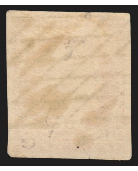 n°5, Cérès 1849, 40c orange, oblitéré grille sans fin - TB
