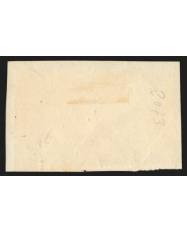 n°6 paire, Cérès 1849, 1fr carmin, oblitéré losange sur fragment