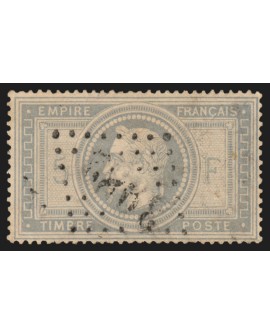 n°33, Napoléon Lauré, 5fr gris-violet, oblitéré, signé JAMET - B/TB