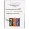 n°701A/701F, Marianne de Dulac, non émis, neufs ** sans charnière, Certificat