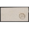 Ballon monté "Le Parmentier", oblitéré 14/DEC./1870 pour Granville, Certificat