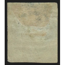 n°2, Cérès 1850, 15c vert, oblitération quasi-invisible - pièce d'attente