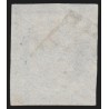 n°4, Cérès 1850, 25c bleu, nuance soutenue, oblitéré grille noire - TB