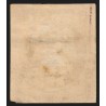 n°6, Cérès 1849, 1fr carmin, oblitéré grille noire - B/TB