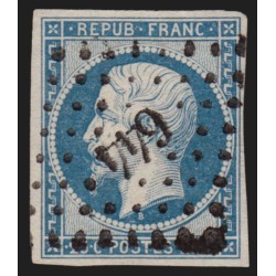 n°10, Présidence 25c bleu, oblitéré PC 644 CASTILLON-SUR-DORDOGNE - TB
