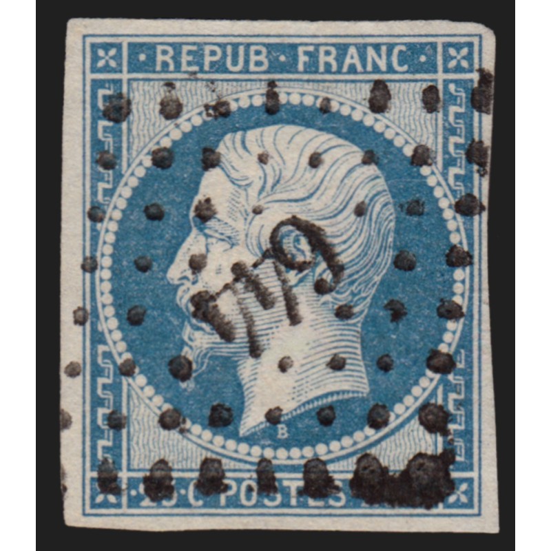 n°10, Présidence 25c bleu, oblitéré PC 644 CASTILLON-SUR-DORDOGNE - TB n°10, Présidence 25c bleu, oblitéré PC 644 CASTILLON-SUR-DORDOGNE - TB