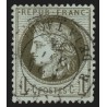 n°50b, variété "trait brisé", oblitéré càd Paris Rue de la Tacherie - SUPERBE