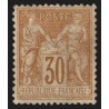 n°80, Sage 30c brun-jaune, Type II, neuf * légère trace de ch. - TB D'ASPECT