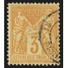 n°86, Sage 3c bistre-jaune, oblitéré - TB