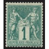 n°61, Sage 1c vert, Type I, neuf ** sans charnière, signé CALVES - TB