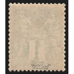n°61, Sage 1c vert, Type I, neuf ** sans charnière, signé CALVES - TB