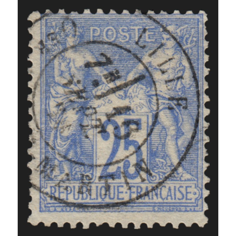 n°68, Sage 25c outremer, Type I , oblitéré càd LILLE SAINT-MARTIN - TB n°68, Sage 25c outremer, Type I , oblitéré càd LILLE SAINT-MARTIN - TB