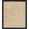 n°93, Sage 35c violet-noir, oblitération légère - SUPERBE