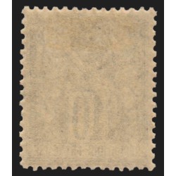 n°103, Sage 10c noir sur lilas Type I, neuf * légère trace de charnière - TB