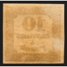 Timbres-Taxe n°2, 10c noir, Type I, neuf * avec trace de charnière - SUPERBE