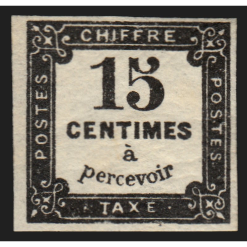 Timbres-Taxe n°4, 15c noir, 1870, neuf ** sans charnière - TB Timbres-Taxe n°4, 15c noir, 1870, neuf ** sans charnière - TB
