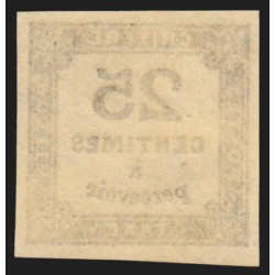 Timbres-Taxe n°5, 25c noir, Type I, 1873, neuf ** sans charnière - SUPERBE