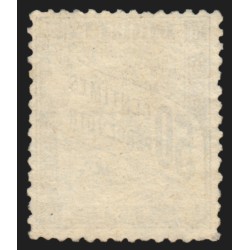 Timbres-Taxe n°20, Duval 50c noir, oblitéré - TB D'ASPECT