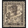 Timbres-Taxe n°20, Duval 50c noir, oblitéré - BEAU D'ASPECT