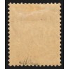 n°133, Semeuse lignée, 30c lilas, neuf * avec charnière, signé JF.BRUN - TB